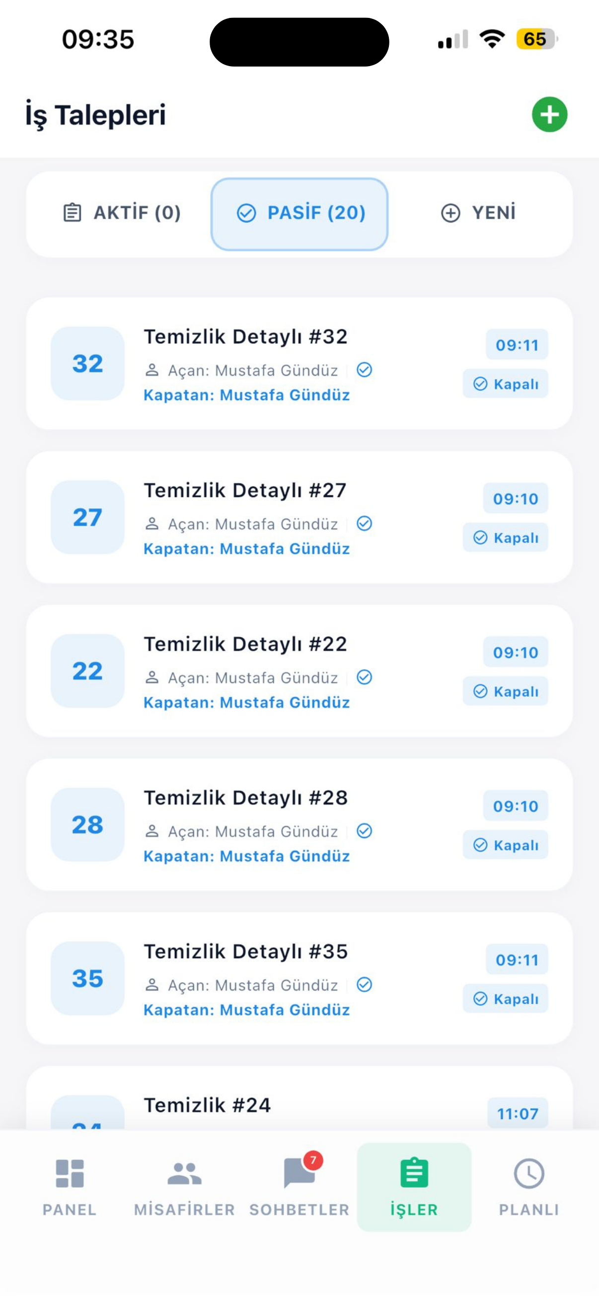 Job Trackings Mobile App Screen
