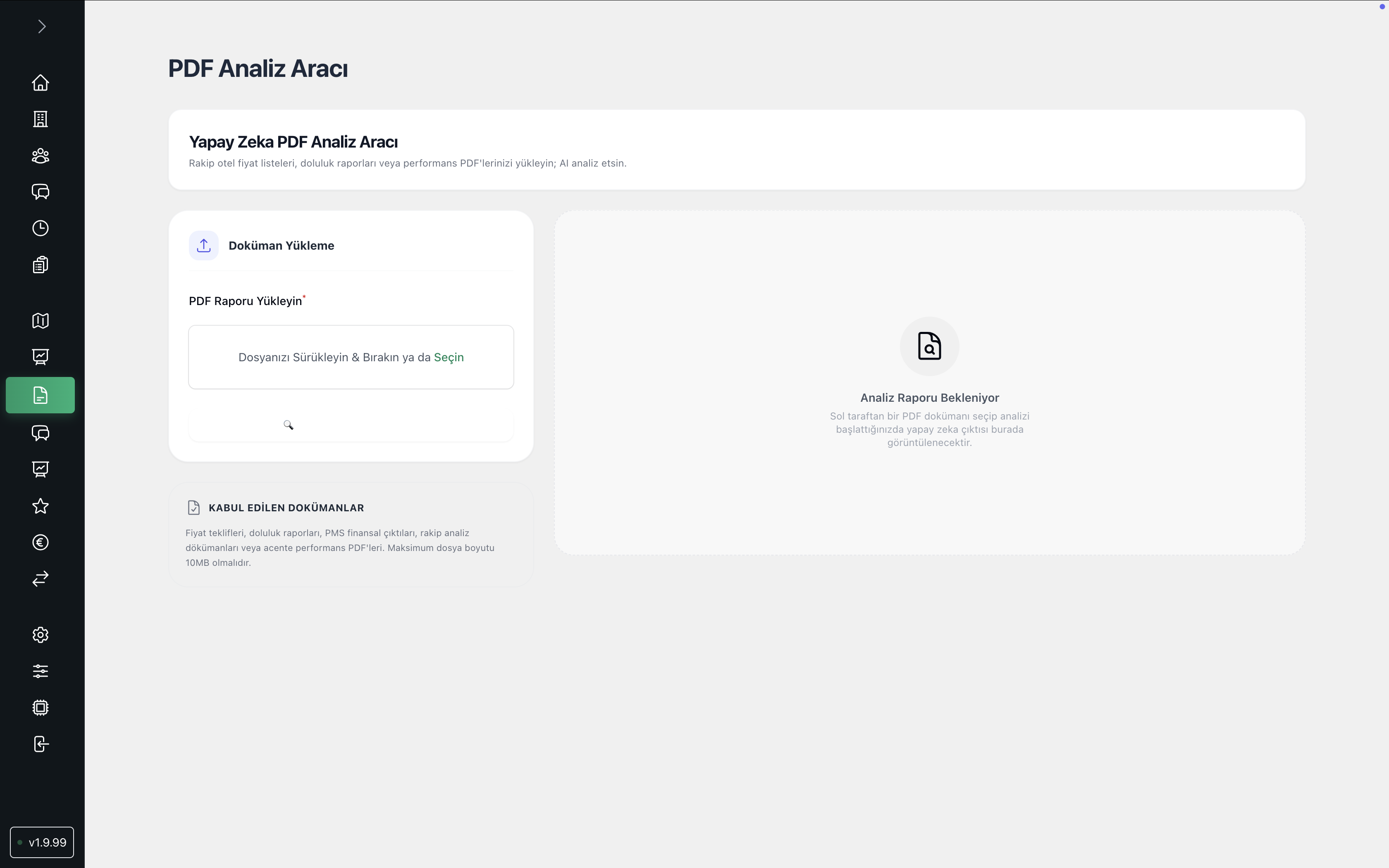 PDF Analyzer Mobile App Screen