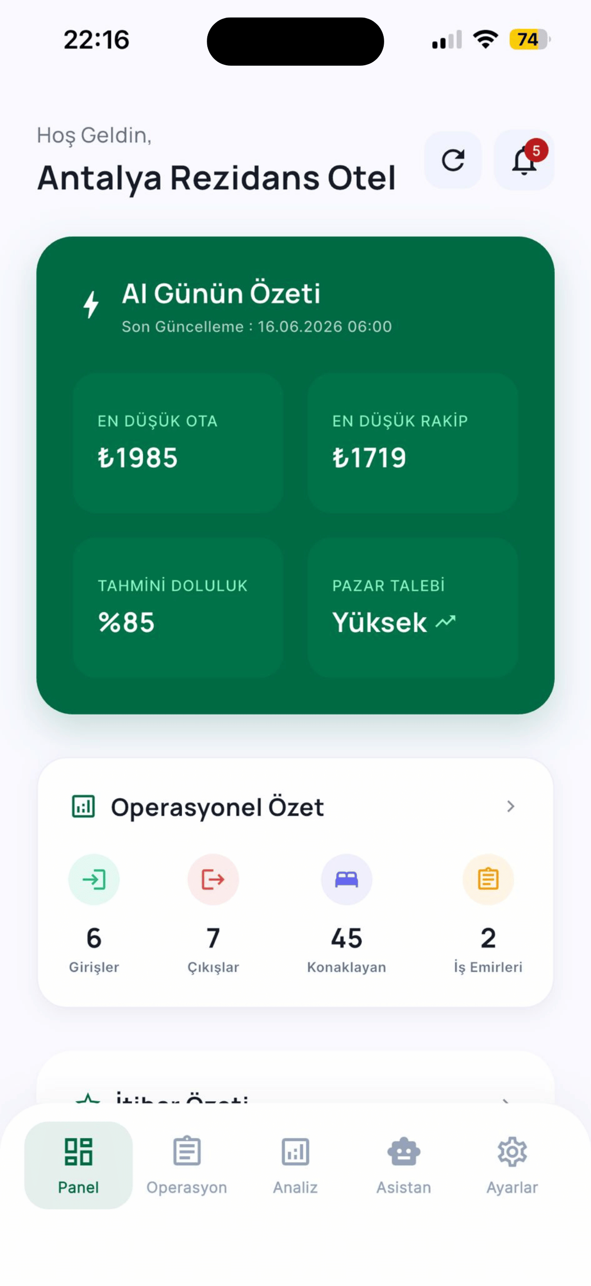 Social Media Management Mobile App Screen