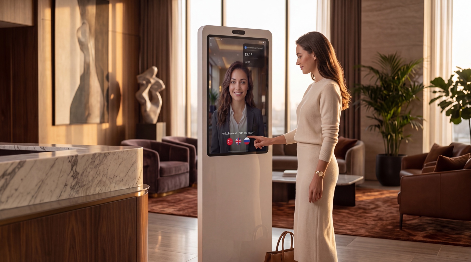 HotelAI Smart Terminal Lobby Deployment