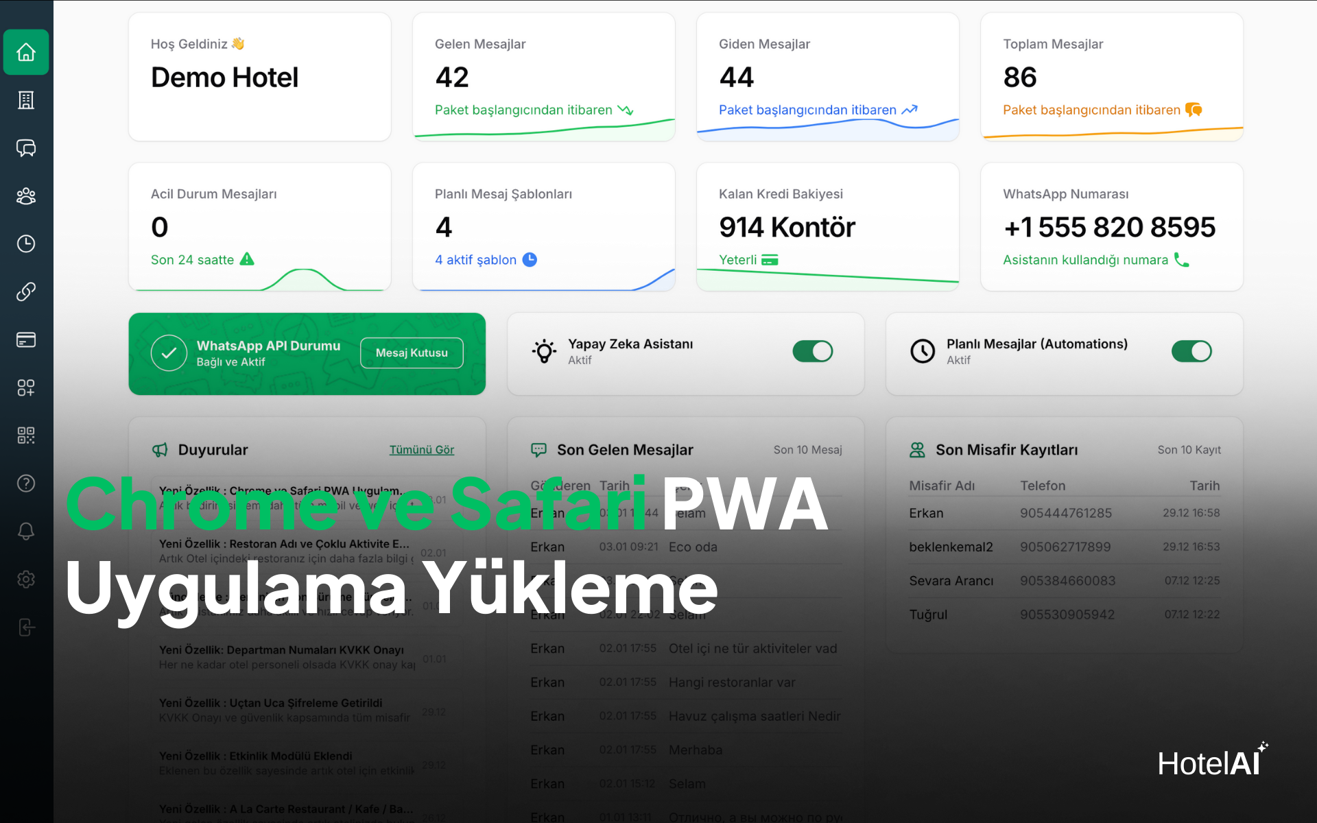 Chrome ve Safari PWA Uygulama Yükleme