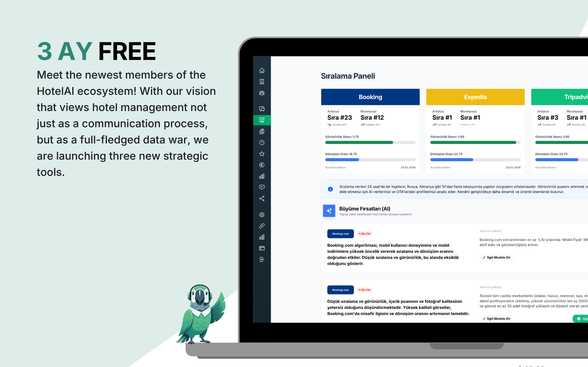 The Data War in Hospitality: Ranking, Competitor & Reputation Management with HotelAI