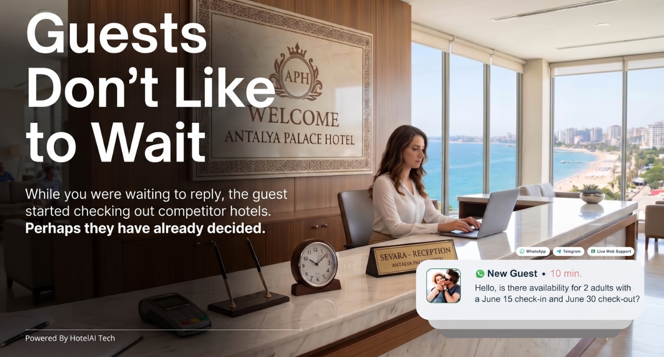 Direct Bookings and Speed in Hotels: The Cost of Making Guests Wait | HotelAI